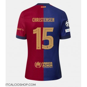 Barcelona Andreas Christensen #15 Prima Maglia 2024-25 Manica Corta